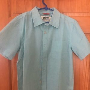 Boys large short sleeve button up